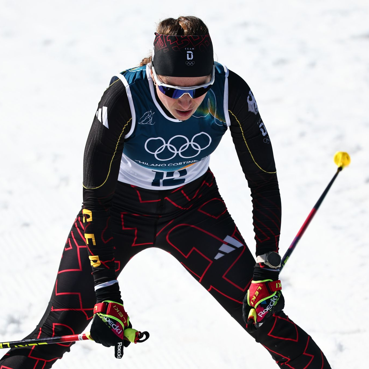 Katharina Hennig Dotzler beendet ihre Olympia-Karriere auf Platz neun. - Foto: Daniel Karmann/dpa
