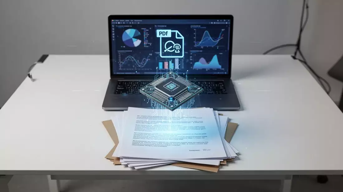 KI-Dokumentenhelfer: Vom Text-Kondensator zum multimedialen Wissens-Assistenten Illustration mit AI erstellt übermittelt durch boerse-global.de