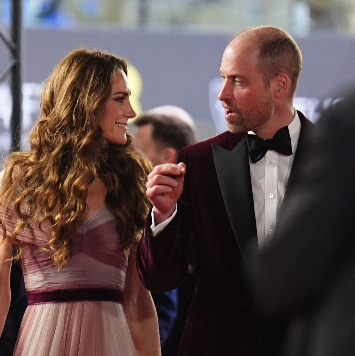 Kate und William zeigten sich ebenso bei der Verleihung. - Foto: James Manning/PA Wire/dpa