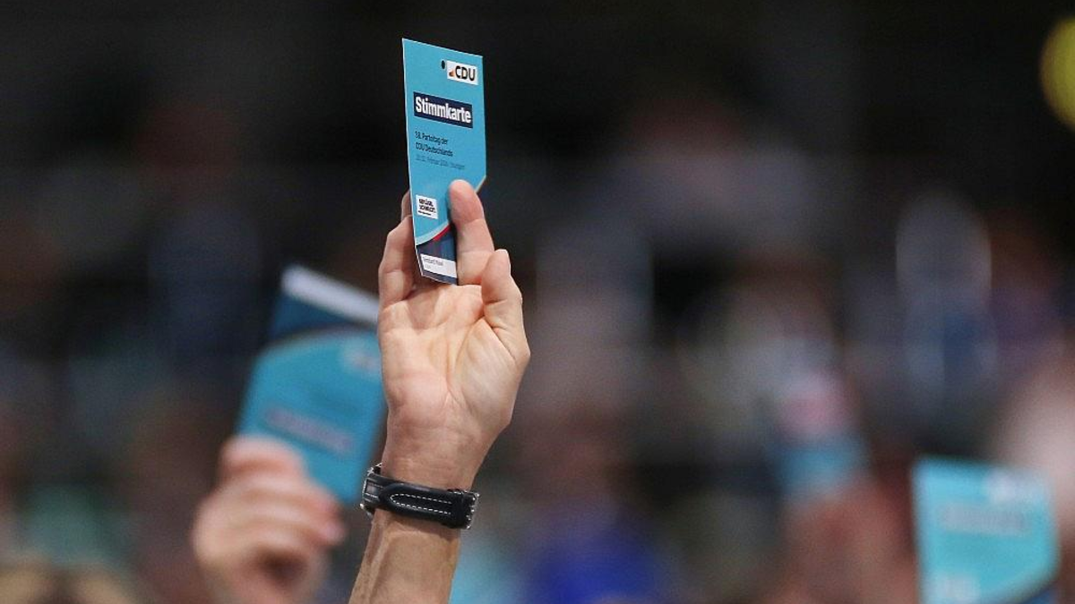 Abstimmung auf CDU-Parteitag am 20.02.2026 - Foto: via dts Nachrichtenagentur