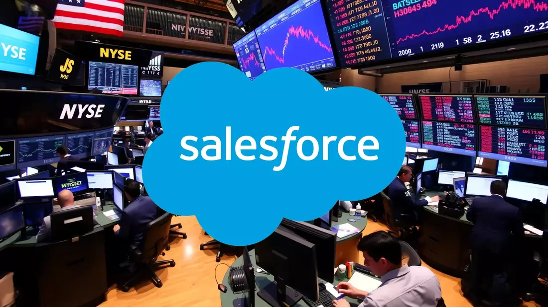 Salesforce Earnings Report to Test AI Growth Narrative Illustration mit AI erstellt übermittelt durch boerse-global.de