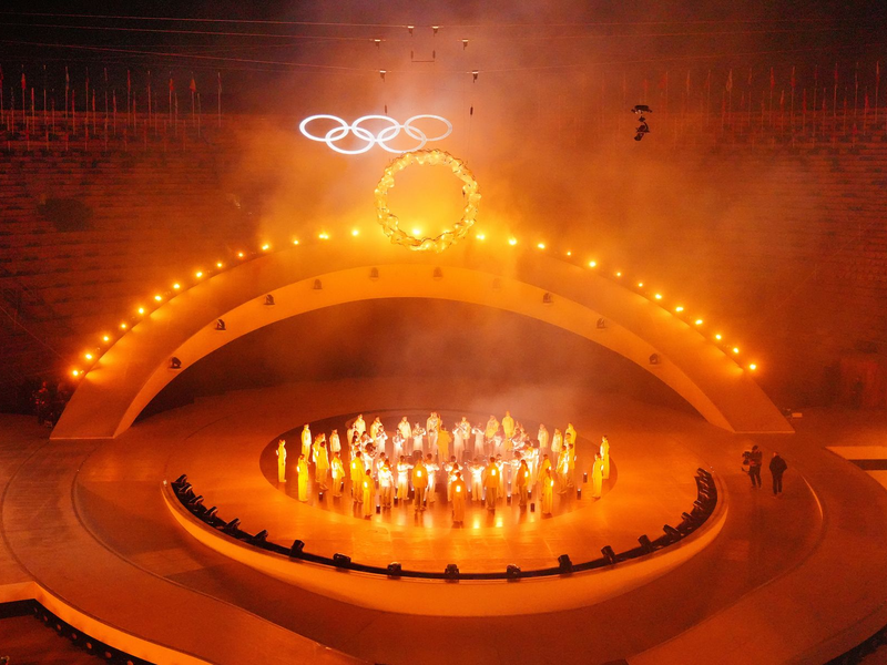«Schönheit in Aktion»: Die Schlussfeier in Verona wurde ihrem Motto gerecht. - Foto: Michael Kappeler/dpa