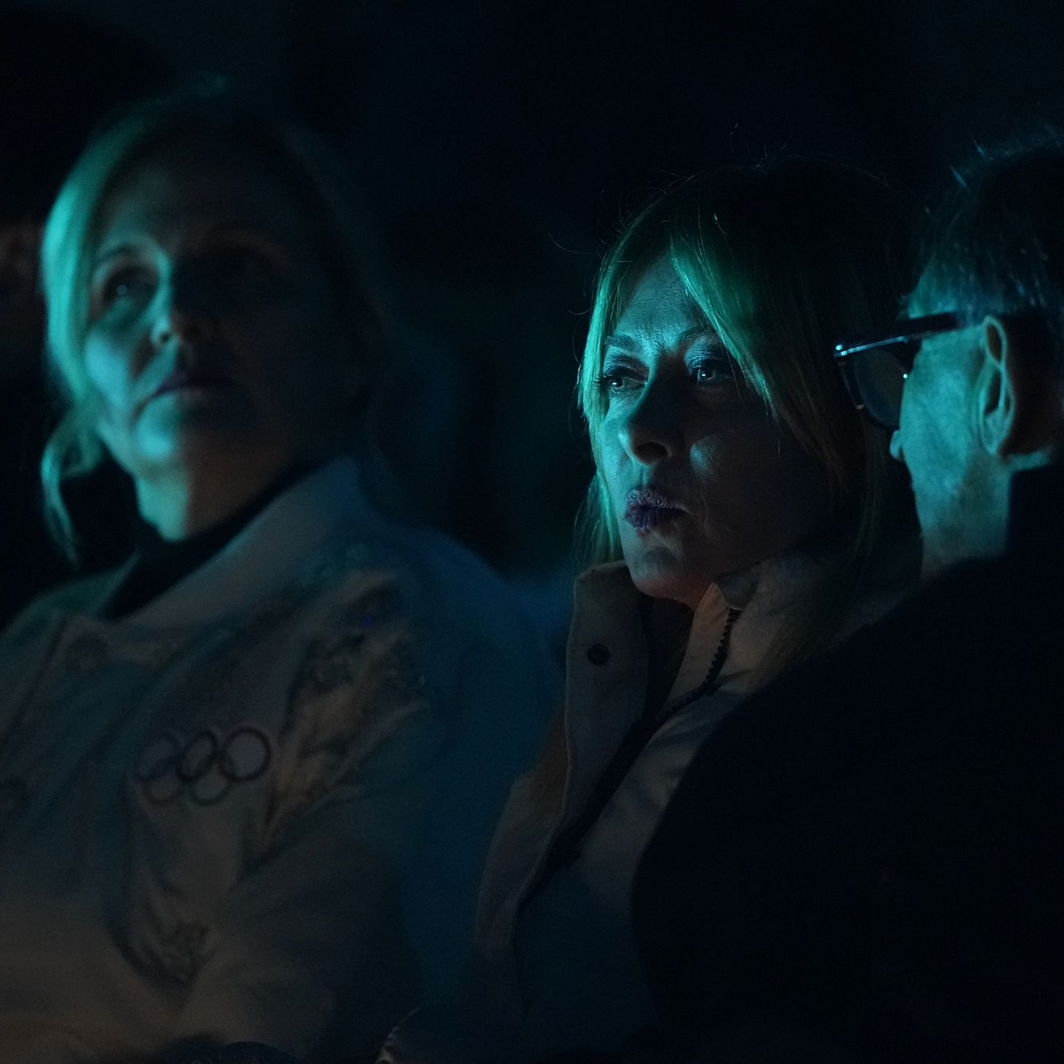 Italiens Ministerpräsidentin Giorgia Meloni und IOC-Präsidentin Kirsty Coventry - Foto: Natacha Pisarenko/AP/dpa