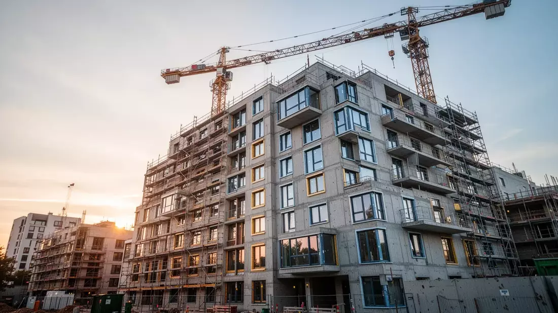 Deutscher Wohnungsbau: Baugenehmigungen steigen erstmals seit 2021 - Bild: über boerse-global.de