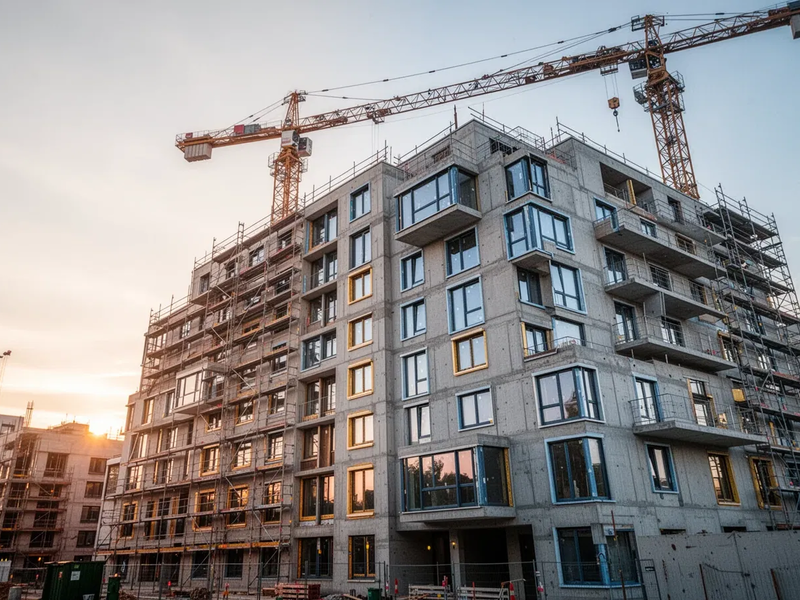 Deutscher Wohnungsbau: Baugenehmigungen steigen erstmals seit 2021 - Foto: über boerse-global.de