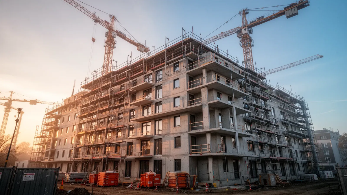 Baugenehmigungen steigen erstmals seit 2021 - Foto: über boerse-global.de