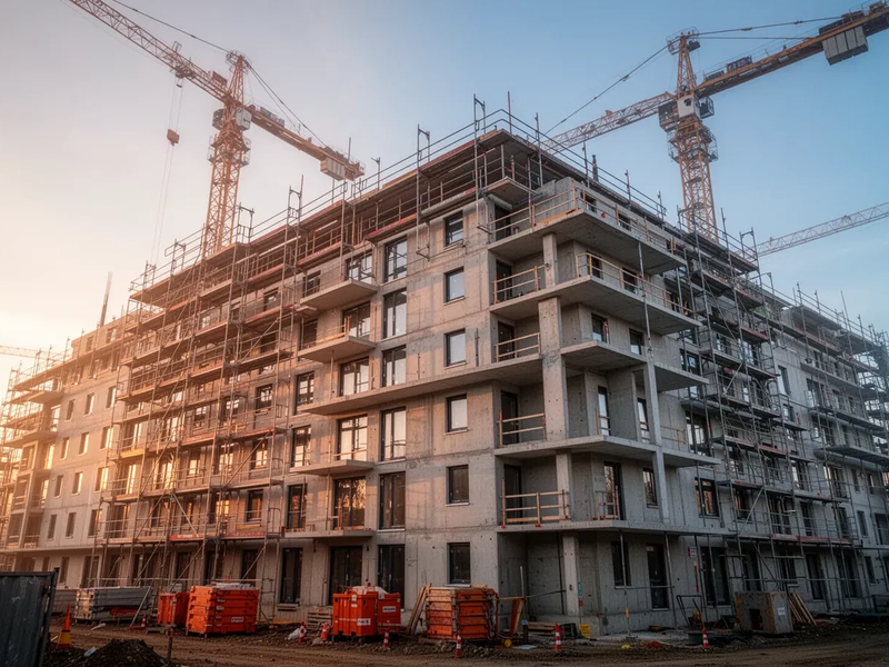 Baugenehmigungen steigen erstmals seit 2021 - Foto: über boerse-global.de
