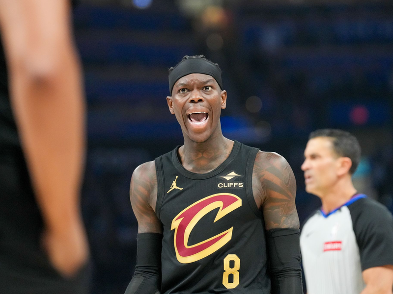 Dennis Schröder erzielte elf Punkte für die Cleveland Cavaliers. - Foto: Kyle Phillips/AP/dpa