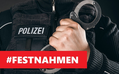 BPOLI LUD: Fünf Festnahmen auf der Autobahn - Foto: presseportal.de