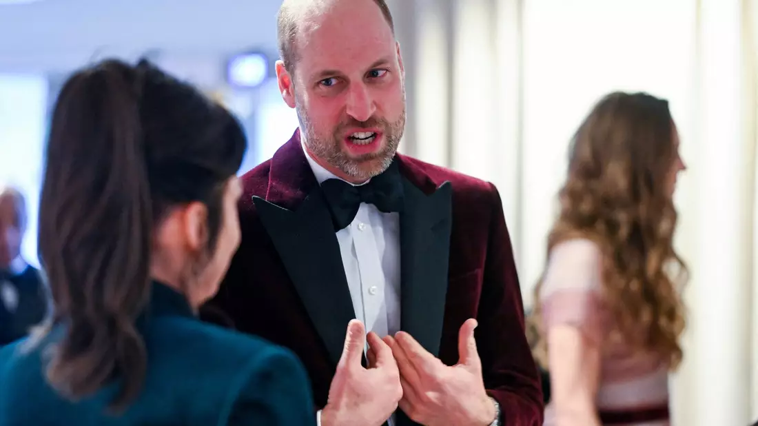 Thronfolger William bei der Verleihung der britischen Filmpreise. - Bild: Jaimi Joy/PA Wire/dpa