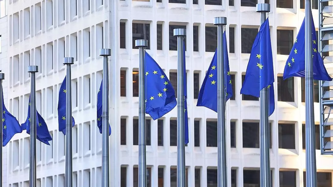 EU-Fahnen (Archiv) - Bild: via dts Nachrichtenagentur
