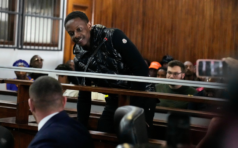 Bellarmine Mugabe vor dem Amtsgericht Alexandra in Johannesburg.  - Foto: Themba Hadebe/AP/dpa