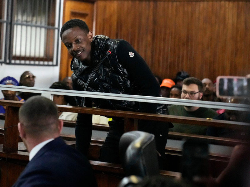 Bellarmine Mugabe vor dem Amtsgericht Alexandra in Johannesburg.  - Foto: Themba Hadebe/AP/dpa