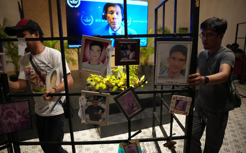 Der 80 Jahre alte Duterte blieb der Anhörung ohne Angabe von Gründen fern. - Foto: Aaron Favila/AP/dpa