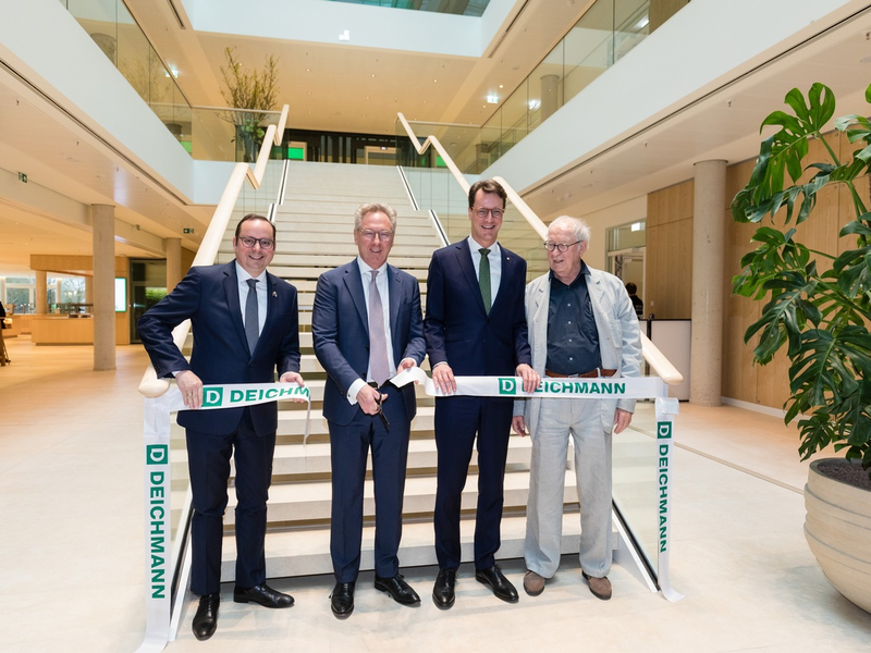Neues Entree für den DEICHMANN-Campus: Einweihung des Zentralgebäudes in Essen, solides Geschäftsergebnis 2025 - Foto: presseportal.de