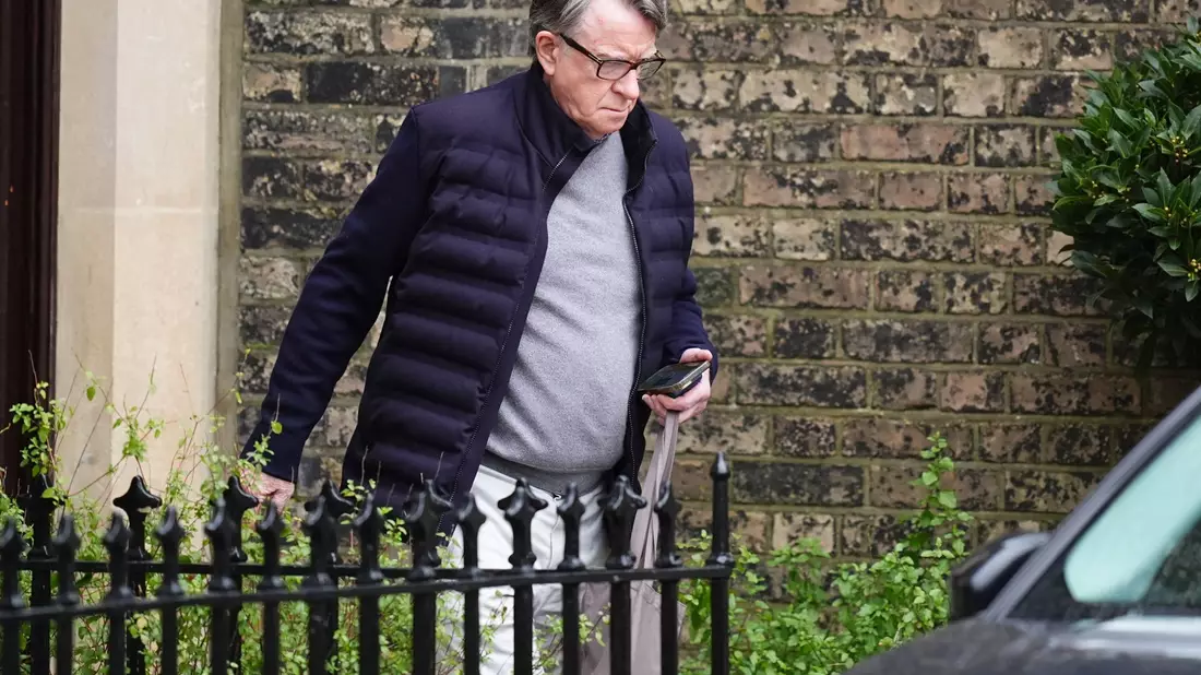 Der frühere britische US-Botschafter Peter Mandelson wurde festgenommen. (Archivbild) - Bild: James Manning/PA Wire/dpa