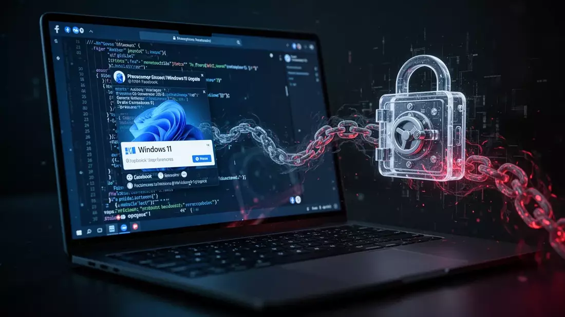Facebook-Werbung lockt mit Windows 11 in Spionage-Falle - Bild: über boerse-global.de
