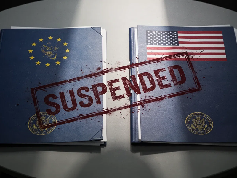 EU-Parlament stoppt US-Handelsabkommen nach Trump-Tarifen - Foto: über boerse-global.de