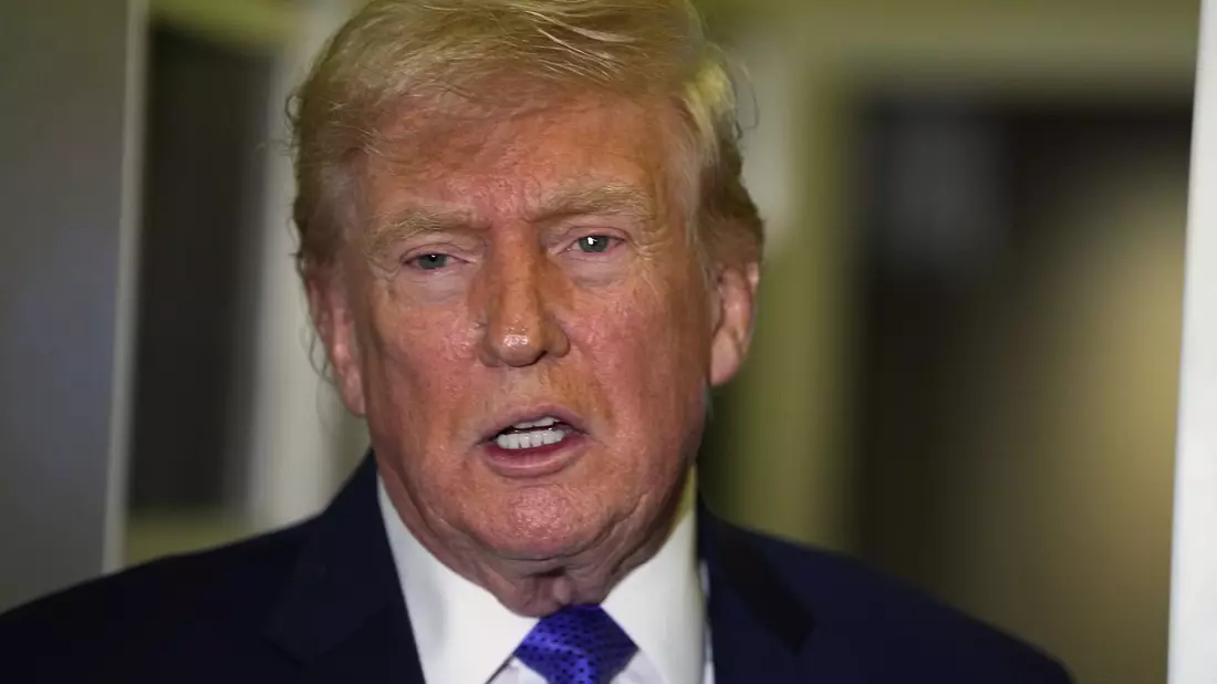 Trump nannte Berichte über angebliche Warnungen seines Generalstabchefs falsch. (Archivbild). - Bild: Matt Rourke/AP/dpa