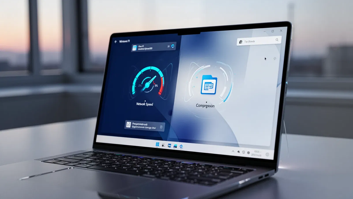 Windows 11 25H2: Microsoft testet Speedtest und bessere Kompression - Foto: über boerse-global.de