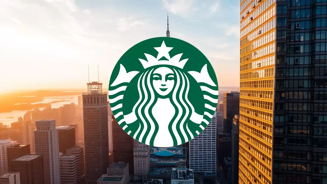 Starbucks Shares Face Headwinds from Trade Policy Uncertainty Illustration mit AI erstellt übermittelt durch boerse-global.de