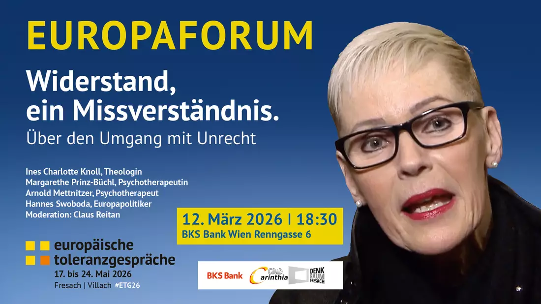 Europaforum mit Ines Charlotte Knoll - Bild: Denk.Raum.Fresach über pressetext.de