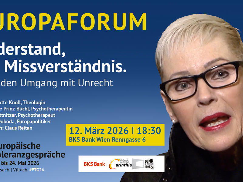 Europaforum mit Ines Charlotte Knoll - Foto: Denk.Raum.Fresach über pressetext.de