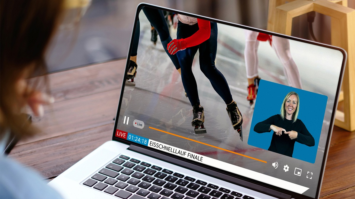 Mehr Barrierefreiheit in Echtzeit: KI stärkt Gebärdensprache in Live-Streams und digitalen Medien - Foto: presseportal.de