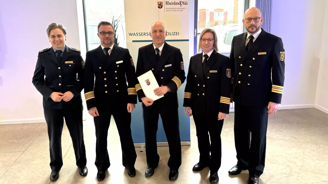 PP-ELT: Abschied und Neubeginn im südlichen Bereich der Wasserschutzpolizei Rheinland-Pfalz - Bild: presseportal.de