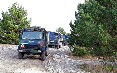 MEDIC GUARDIAN 2026 - Militärkonvoi in Deutschland - Foto: presseportal.de