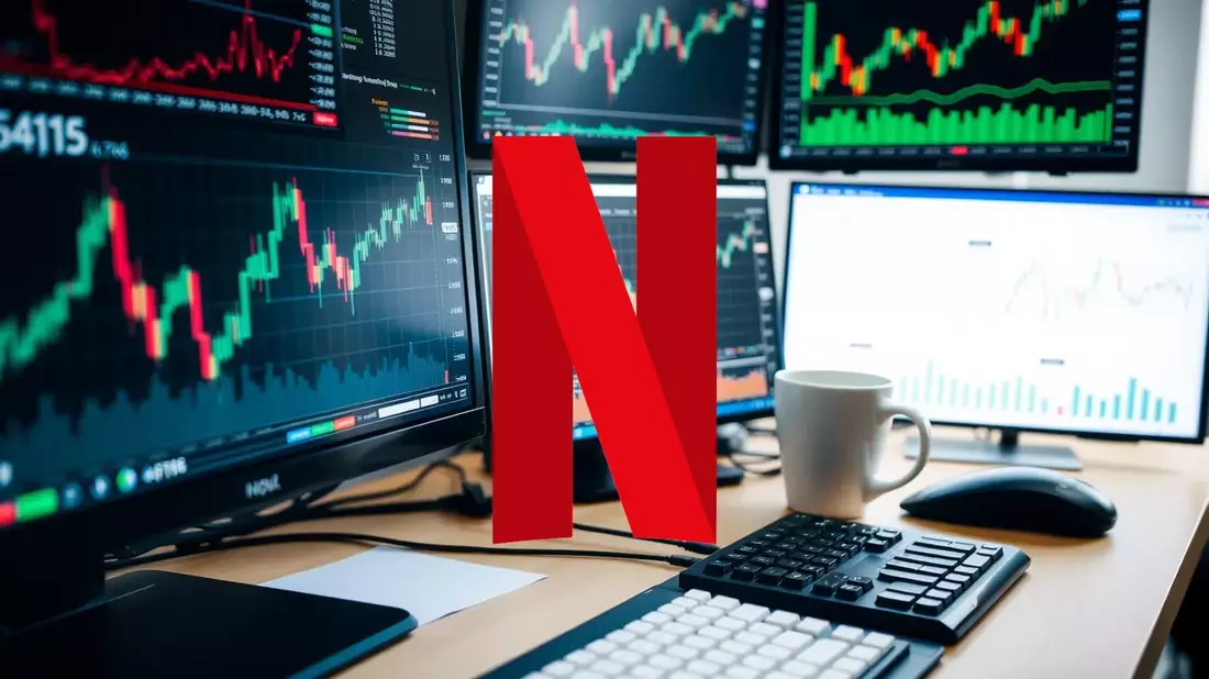 Acquisition Battle Intensifies for Streaming Giant Netflix Illustration mit AI erstellt übermittelt durch boerse-global.de