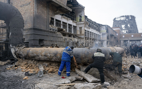 Die EU will die Ukraine beim Wiederaufbau von Infrastruktur unterstützen. (Archivbild) - Foto: -/Kyodo/dpa