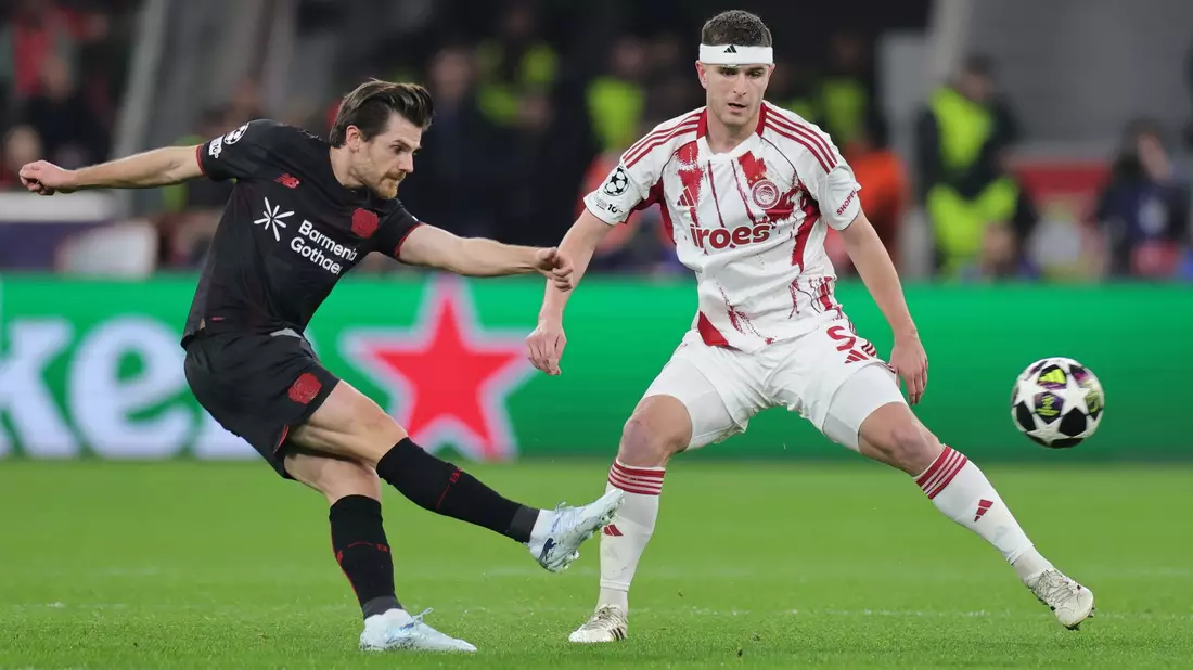 Leverkusens Jonas Hofmann stand erstmals in dieser Saison in der Champions League auf dem Platz.  - Bild: Rolf Vennenbernd/dpa