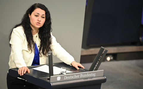 Lamya Kaddor aus Nordrhein-Westfalen ist für die Grünen seit 2021 im Bundestag. (Archivfoto) - Foto: Katharina Kausche/dpa
