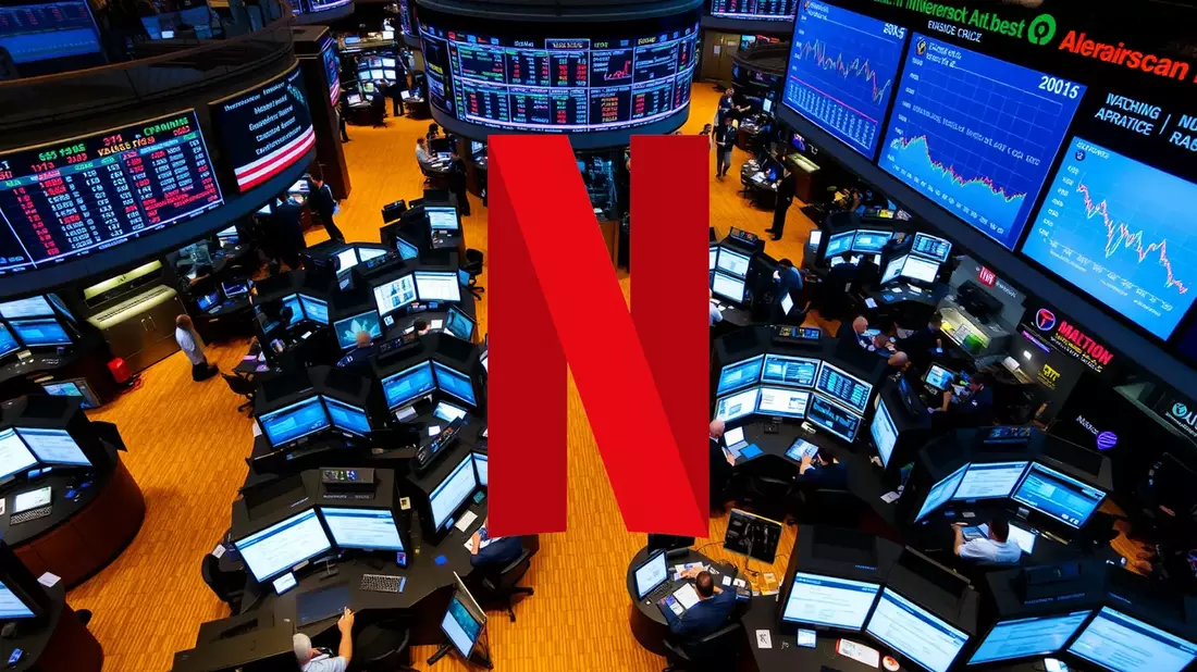 Streaming Giant Faces Stiff Competition in High-Stakes Acquisition Battle Illustration mit AI erstellt übermittelt durch boerse-global.de