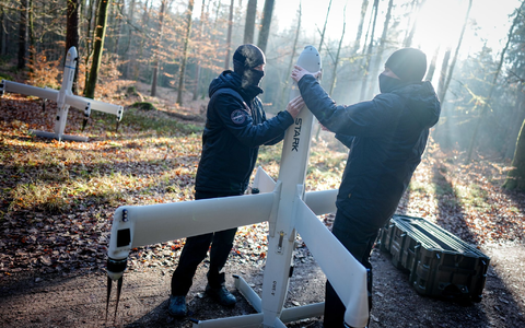 Drohnenwaffe «Virtus» von Stark Defence - Foto: Kay Nietfeld/dpa