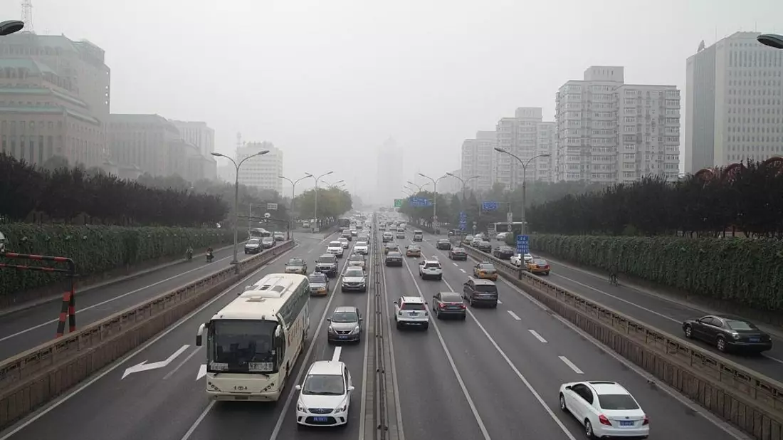 Straßenverkehr in Peking (Archiv) - Bild: via dts Nachrichtenagentur