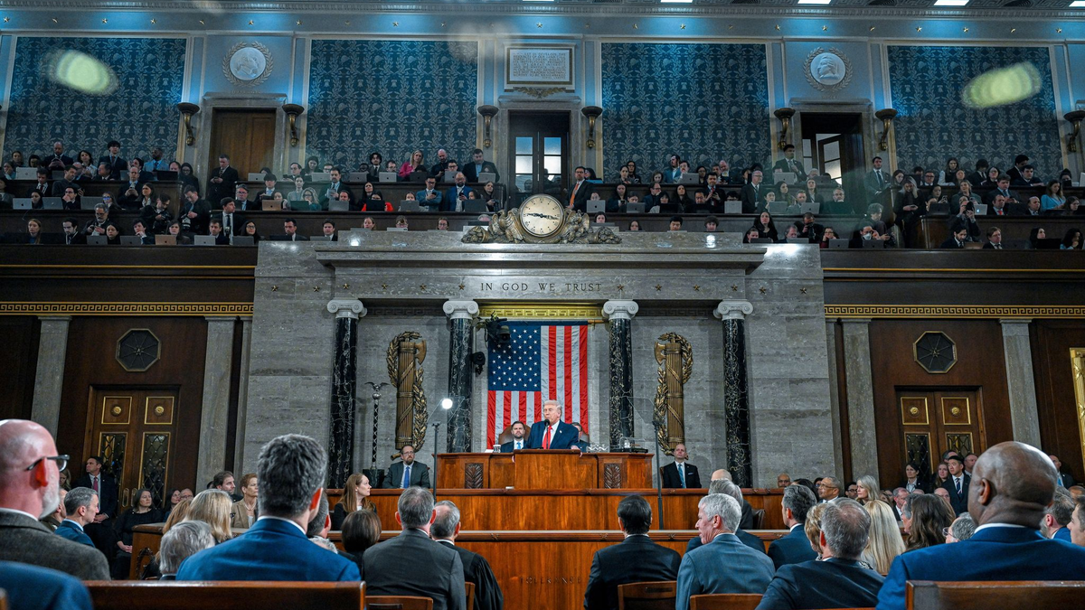 Die Demokraten gehen hart ins Gericht mit dem US-Präsidenten, der in seiner Rede zur Lage der Nation viel Lob für die eigene Linie übrig hatte. - Foto: Kenny Holston/Pool The New York Times/dpa