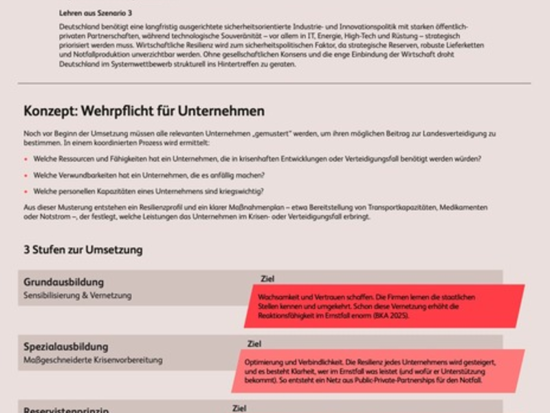 Wehrpflicht für Unternehmen: BearingPoint präsentiert Strategiepapier für eine gesamtgesellschaftliche Sicherheitsvorsorge - Foto: presseportal.de