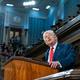 Trump fand in seiner Rede wie so viel Lob für die eigene Politik.  - Foto: Kenny Holston/Pool The New York Times/AP/dpa