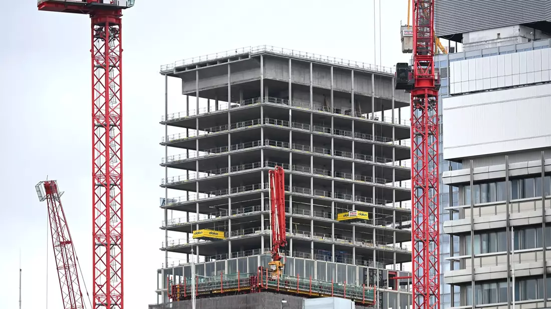 Die Bauinvestitionen zogen zuletzt an. - Bild: Elisa Schu/dpa