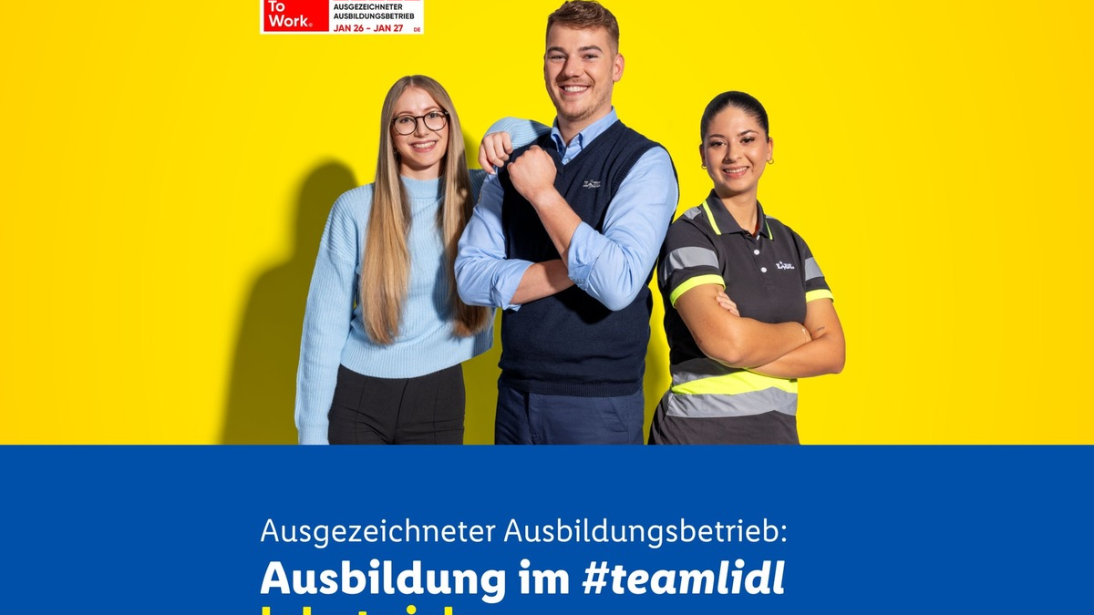 Einer der besten Ausbildungsbetriebe in Deutschland: Lidl erhält erneut die 