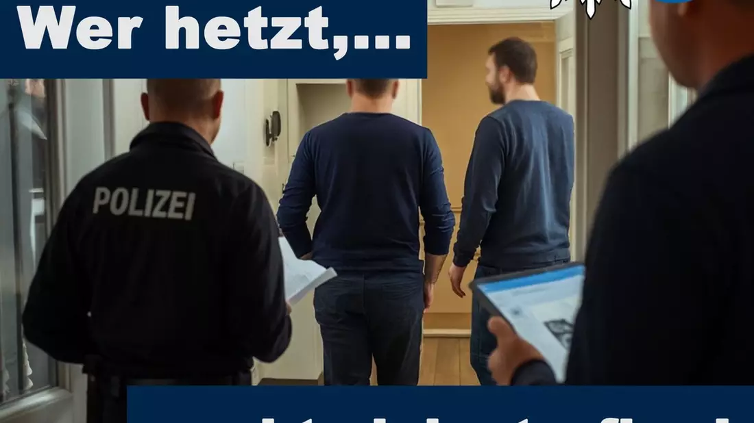LKA-NRW: 13. bundesweiter Aktionstag gegen Hasspostings - Polizei in NRW schreitet ein gegen Hetze im Netz - Bild: presseportal.de