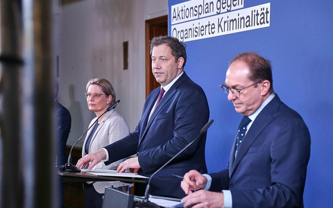 Vorstellung des gemeinsamen Aktionsplans gegen Organisierte Kriminalität am 25.02.2026 - Foto: via dts Nachrichtenagentur