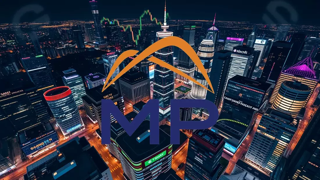 MP Materials: La acción se dispara a la espera de resultados clave Illustration mit AI erstellt übermittelt durch boerse-global.de