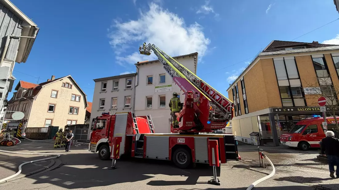 FW Weinheim: Defekter Ofen verursacht Feuermeldung in Weinheim - Bild: presseportal.de