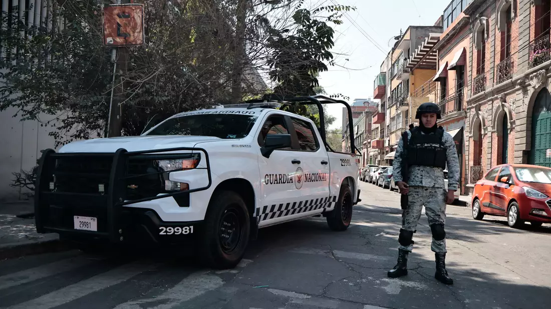 Die Leiche von «El Mencho» wurde nach seiner Tötung nach Mexiko-Stadt gebracht.  - Bild: Josue Perez/ZUMA Press Wire/dpa
