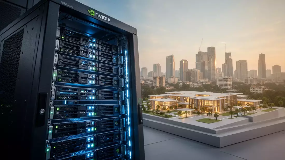 NVIDIA baut mit Rekordgewinnen KI-Park in Indien - Bild: über boerse-global.de