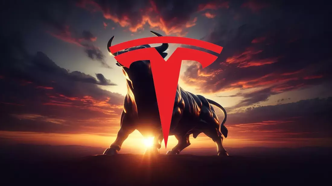 Tesla Enfrenta una Tormenta Perfecta de Desafíos Illustration mit AI erstellt übermittelt durch boerse-global.de