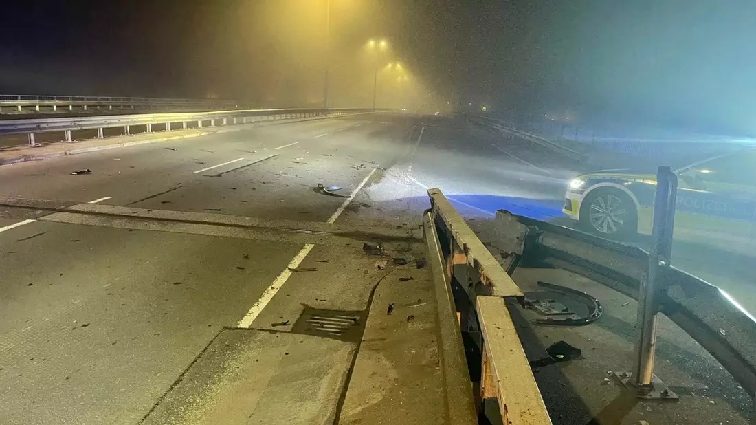 POL-PPTR: Verkehrsunfallflucht Konrad-Adenauer-Brücke - Bild: presseportal.de